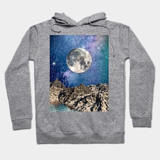 Moon Over Mountains Hoodie